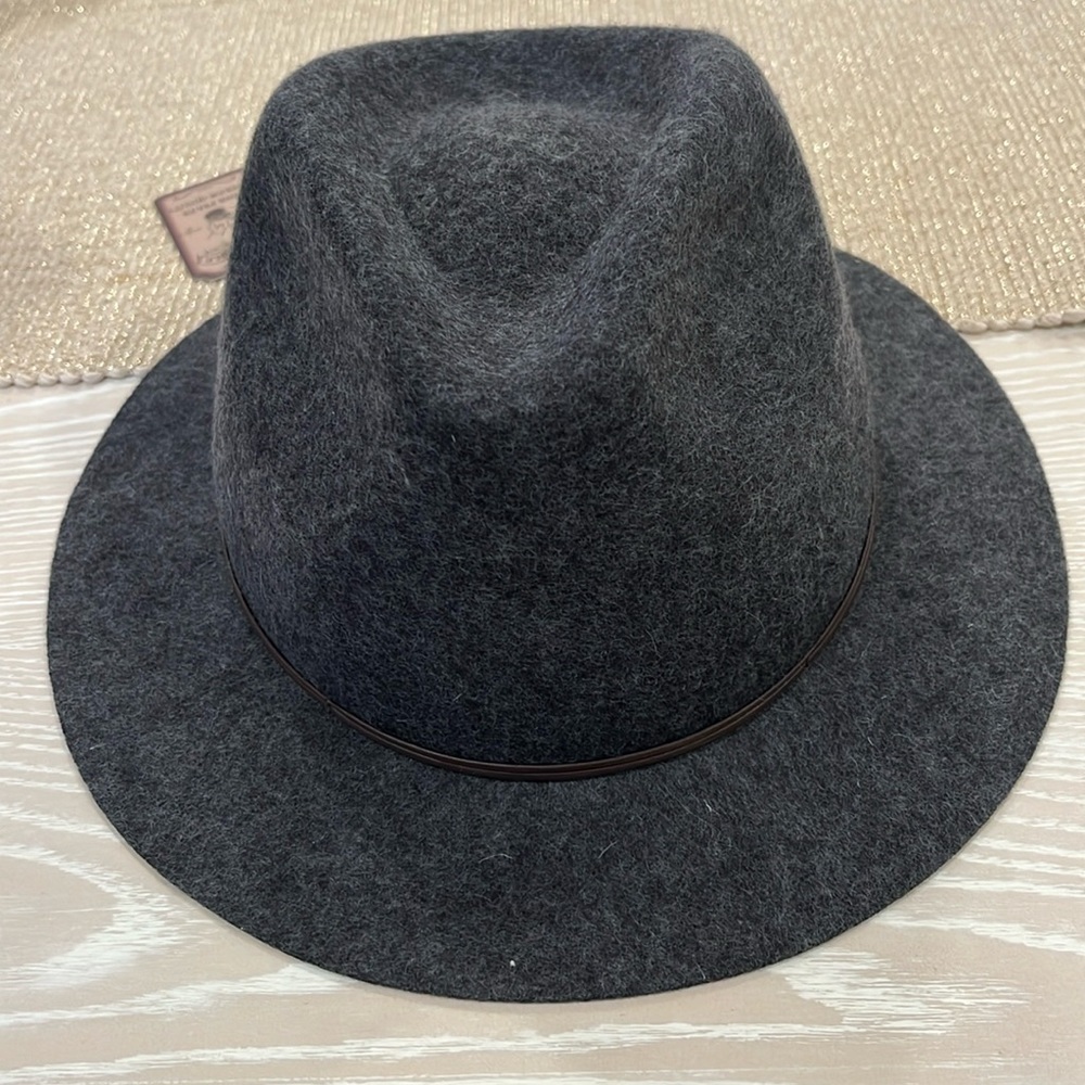 Weekend Max Mara grey felt packable hat